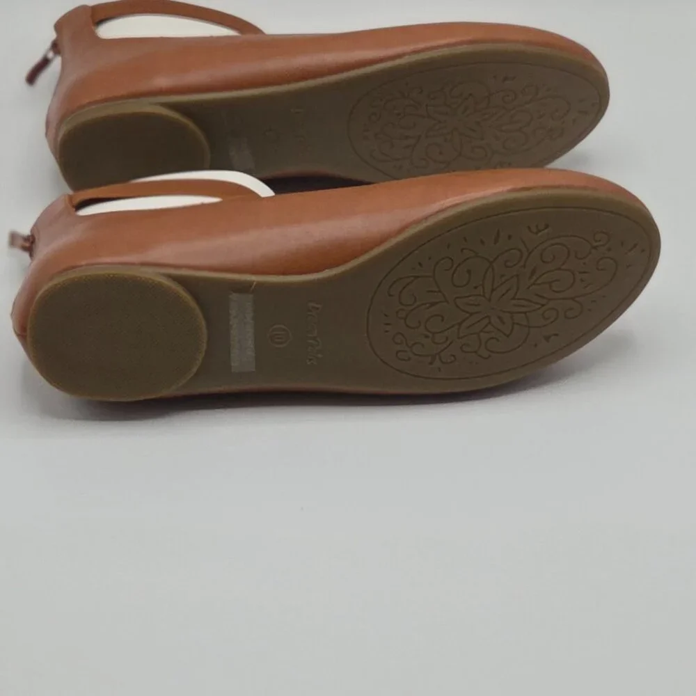 NWOT Women’s Ballet Flats Size 10 | Crossover Ankle Straps | Boho Classic - Picture 3 of 7